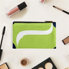 A Minimalist Pattern With Simple Lines And Shapes, Creating A Clean And Modern Aesthetic 02 Cosmetic Bag (XS) from ArtsNow.com Back