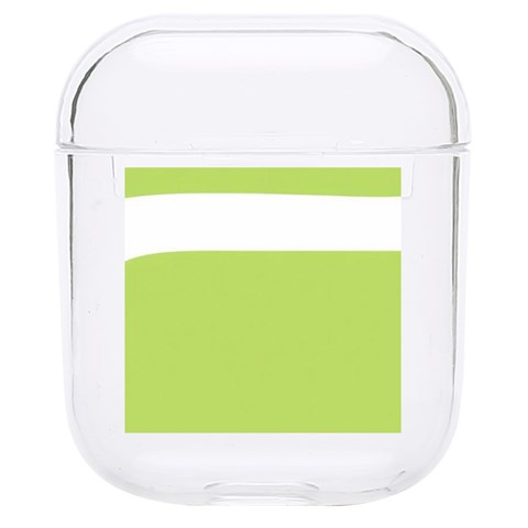 A Minimalist Pattern With Simple Lines And Shapes, Creating A Clean And Modern Aesthetic 02 Hard PC AirPods 1/2 Case from ArtsNow.com Front