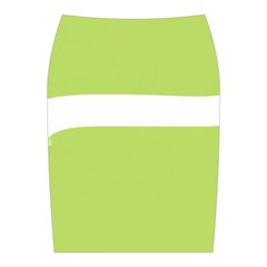 A Minimalist Pattern With Simple Lines And Shapes, Creating A Clean And Modern Aesthetic 02 Midi Wrap Pencil Skirt from ArtsNow.com Back