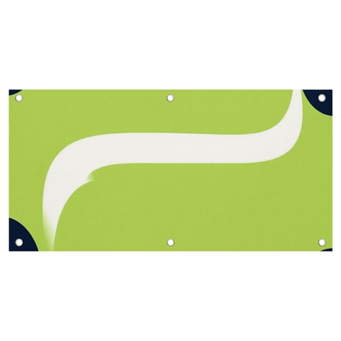 A Minimalist Pattern With Simple Lines And Shapes, Creating A Clean And Modern Aesthetic 02 Banner and Sign 4  x 2  from ArtsNow.com Front