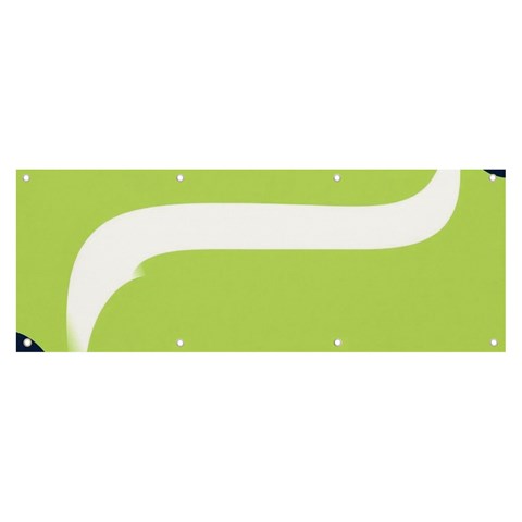 A Minimalist Pattern With Simple Lines And Shapes, Creating A Clean And Modern Aesthetic 02 Banner and Sign 8  x 3  from ArtsNow.com Front