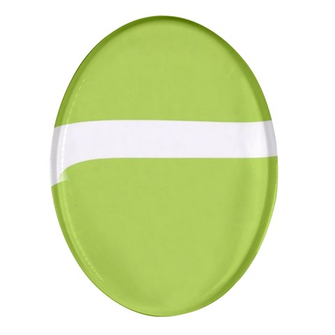 A Minimalist Pattern With Simple Lines And Shapes, Creating A Clean And Modern Aesthetic 02 Oval Glass Fridge Magnet (4 pack) from ArtsNow.com Front