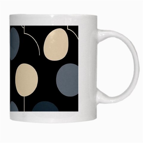 A Minimalist Pattern With Simple Lines And Shapes, Creating A Clean And Modern Aesthetic 03 White Mug from ArtsNow.com Right