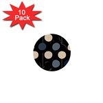 A Minimalist Pattern With Simple Lines And Shapes, Creating A Clean And Modern Aesthetic 03 1  Mini Buttons (10 pack) 