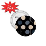 A Minimalist Pattern With Simple Lines And Shapes, Creating A Clean And Modern Aesthetic 03 1.75  Buttons (10 pack)