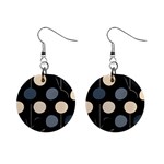 A Minimalist Pattern With Simple Lines And Shapes, Creating A Clean And Modern Aesthetic 03 Mini Button Earrings