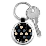 A Minimalist Pattern With Simple Lines And Shapes, Creating A Clean And Modern Aesthetic 03 Key Chain (Round)