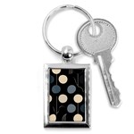 A Minimalist Pattern With Simple Lines And Shapes, Creating A Clean And Modern Aesthetic 03 Key Chain (Rectangle)