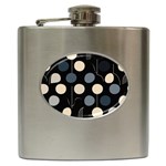 A Minimalist Pattern With Simple Lines And Shapes, Creating A Clean And Modern Aesthetic 03 Hip Flask (6 oz)