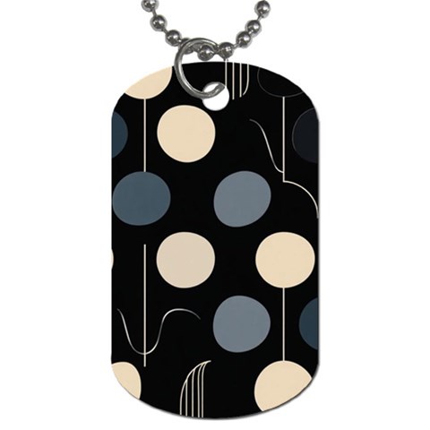 A Minimalist Pattern With Simple Lines And Shapes, Creating A Clean And Modern Aesthetic 03 Dog Tag (Two Sides) from ArtsNow.com Front