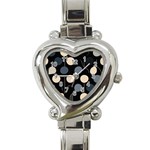 A Minimalist Pattern With Simple Lines And Shapes, Creating A Clean And Modern Aesthetic 03 Heart Italian Charm Watch