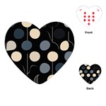 A Minimalist Pattern With Simple Lines And Shapes, Creating A Clean And Modern Aesthetic 03 Playing Cards Single Design (Heart)