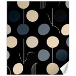 A Minimalist Pattern With Simple Lines And Shapes, Creating A Clean And Modern Aesthetic 03 Canvas 8  x 10 