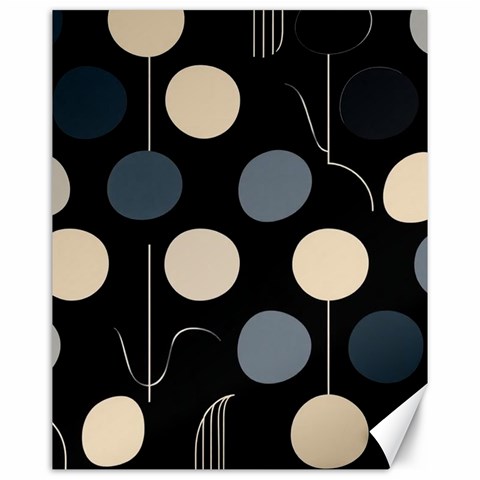 A Minimalist Pattern With Simple Lines And Shapes, Creating A Clean And Modern Aesthetic 03 Canvas 16  x 20  from ArtsNow.com 15.75 x19.29  Canvas - 1