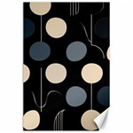 A Minimalist Pattern With Simple Lines And Shapes, Creating A Clean And Modern Aesthetic 03 Canvas 24  x 36 