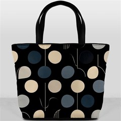 A Minimalist Pattern With Simple Lines And Shapes, Creating A Clean And Modern Aesthetic 03 Bucket Bag from ArtsNow.com Back