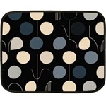 A Minimalist Pattern With Simple Lines And Shapes, Creating A Clean And Modern Aesthetic 03 Fleece Blanket (Mini)