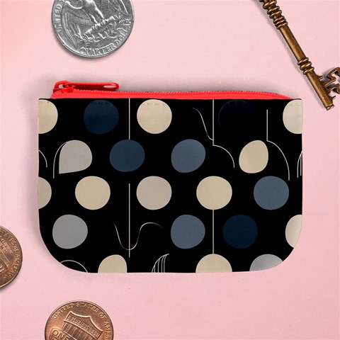 A Minimalist Pattern With Simple Lines And Shapes, Creating A Clean And Modern Aesthetic 03 Mini Coin Purse from ArtsNow.com Front