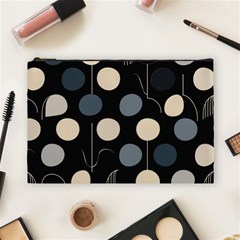 A Minimalist Pattern With Simple Lines And Shapes, Creating A Clean And Modern Aesthetic 03 Cosmetic Bag (Large) from ArtsNow.com Front