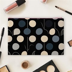 A Minimalist Pattern With Simple Lines And Shapes, Creating A Clean And Modern Aesthetic 03 Cosmetic Bag (Large) from ArtsNow.com Back