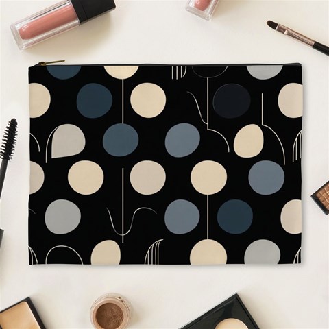 A Minimalist Pattern With Simple Lines And Shapes, Creating A Clean And Modern Aesthetic 03 Cosmetic Bag (XL) from ArtsNow.com Front