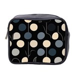 A Minimalist Pattern With Simple Lines And Shapes, Creating A Clean And Modern Aesthetic 03 Mini Toiletries Bag (Two Sides)