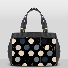 A Minimalist Pattern With Simple Lines And Shapes, Creating A Clean And Modern Aesthetic 03 Oversize Office Handbag (2 Sides) from ArtsNow.com Front