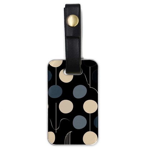 A Minimalist Pattern With Simple Lines And Shapes, Creating A Clean And Modern Aesthetic 03 Luggage Tag (one side) from ArtsNow.com Front