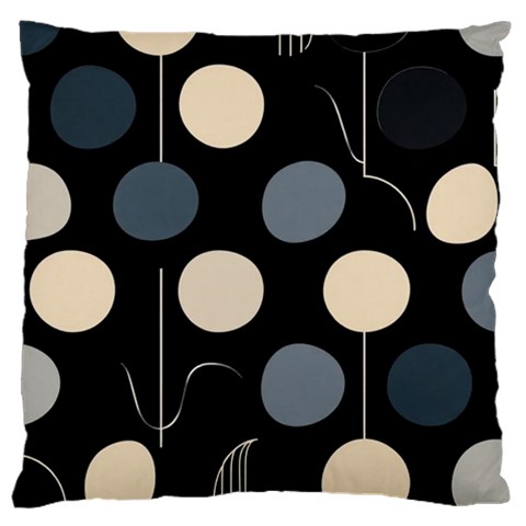 A Minimalist Pattern With Simple Lines And Shapes, Creating A Clean And Modern Aesthetic 03 Large Cushion Case (One Side) from ArtsNow.com Front