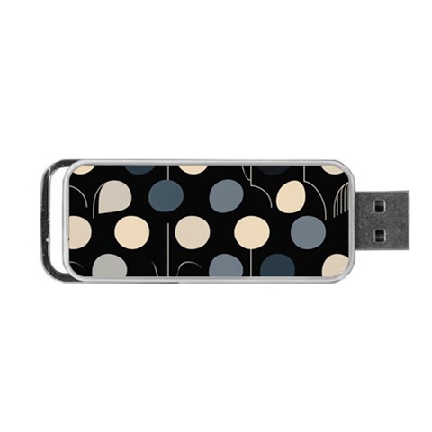 A Minimalist Pattern With Simple Lines And Shapes, Creating A Clean And Modern Aesthetic 03 Portable USB Flash (One Side) from ArtsNow.com Front