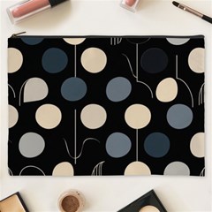 A Minimalist Pattern With Simple Lines And Shapes, Creating A Clean And Modern Aesthetic 03 Cosmetic Bag (XXXL) from ArtsNow.com Front