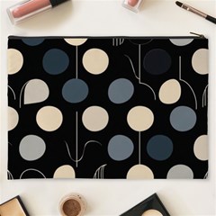 A Minimalist Pattern With Simple Lines And Shapes, Creating A Clean And Modern Aesthetic 03 Cosmetic Bag (XXXL) from ArtsNow.com Back