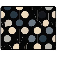 A Minimalist Pattern With Simple Lines And Shapes, Creating A Clean And Modern Aesthetic 03 Two Sides Fleece Blanket (Medium) from ArtsNow.com 58.8 x47.4  Blanket Front