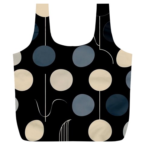 A Minimalist Pattern With Simple Lines And Shapes, Creating A Clean And Modern Aesthetic 03 Full Print Recycle Bag (XL) from ArtsNow.com Back