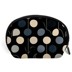 A Minimalist Pattern With Simple Lines And Shapes, Creating A Clean And Modern Aesthetic 03 Accessory Pouch (Large) from ArtsNow.com Front