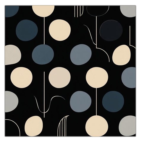 A Minimalist Pattern With Simple Lines And Shapes, Creating A Clean And Modern Aesthetic 03 Square Satin Scarf (36  x 36 ) from ArtsNow.com Front