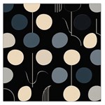 A Minimalist Pattern With Simple Lines And Shapes, Creating A Clean And Modern Aesthetic 03 Square Satin Scarf (36  x 36 )