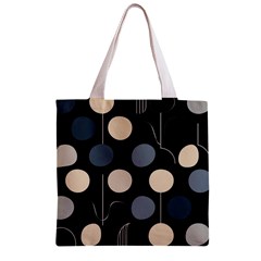 A Minimalist Pattern With Simple Lines And Shapes, Creating A Clean And Modern Aesthetic 03 Zipper Grocery Tote Bag from ArtsNow.com Front