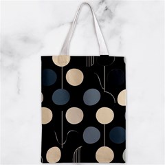 A Minimalist Pattern With Simple Lines And Shapes, Creating A Clean And Modern Aesthetic 03 Zipper Classic Tote Bag from ArtsNow.com Back