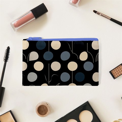 A Minimalist Pattern With Simple Lines And Shapes, Creating A Clean And Modern Aesthetic 03 Cosmetic Bag (XS) from ArtsNow.com Front