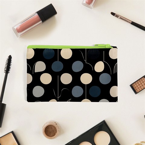 A Minimalist Pattern With Simple Lines And Shapes, Creating A Clean And Modern Aesthetic 03 Cosmetic Bag (XS) from ArtsNow.com Back