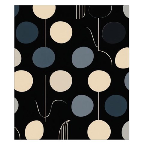 A Minimalist Pattern With Simple Lines And Shapes, Creating A Clean And Modern Aesthetic 03 Duvet Cover Double Side (California King Size) from ArtsNow.com Back