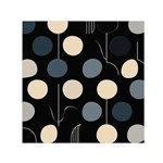 A Minimalist Pattern With Simple Lines And Shapes, Creating A Clean And Modern Aesthetic 03 Square Satin Scarf (30  x 30 )