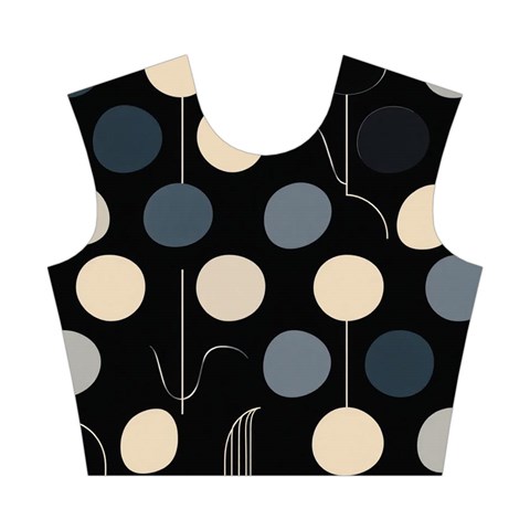 A Minimalist Pattern With Simple Lines And Shapes, Creating A Clean And Modern Aesthetic 03 Cotton Crop Top from ArtsNow.com Front