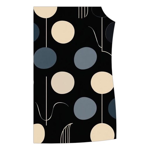 A Minimalist Pattern With Simple Lines And Shapes, Creating A Clean And Modern Aesthetic 03 Women s Button Up Vest from ArtsNow.com Front Left