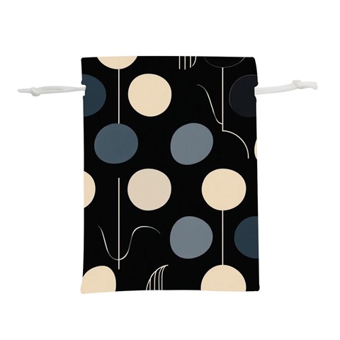 A Minimalist Pattern With Simple Lines And Shapes, Creating A Clean And Modern Aesthetic 03 Lightweight Drawstring Pouch (S) from ArtsNow.com Front