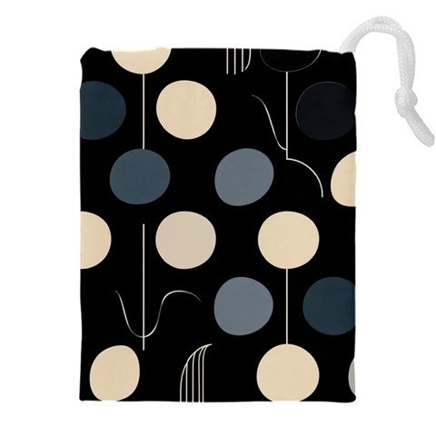 A Minimalist Pattern With Simple Lines And Shapes, Creating A Clean And Modern Aesthetic 03 Drawstring Pouch (4XL) from ArtsNow.com Front