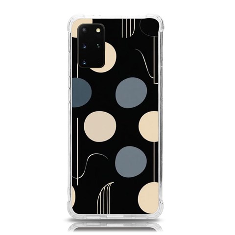 A Minimalist Pattern With Simple Lines And Shapes, Creating A Clean And Modern Aesthetic 03 Samsung Galaxy S20 Plus 6.7 Inch TPU UV Case from ArtsNow.com Front