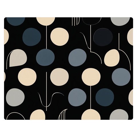 A Minimalist Pattern With Simple Lines And Shapes, Creating A Clean And Modern Aesthetic 03 Premium Plush Fleece Blanket (Medium) from ArtsNow.com 60 x50  Blanket Front