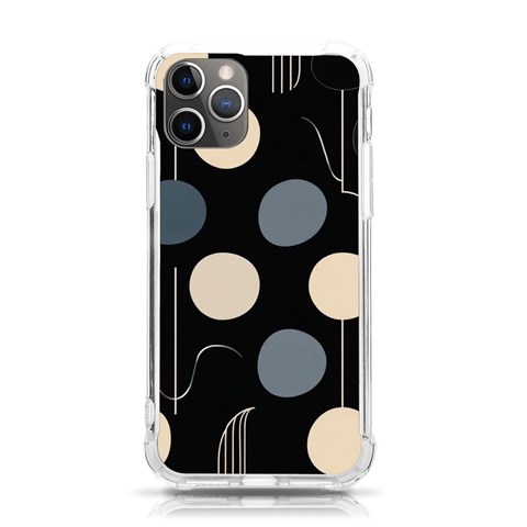 A Minimalist Pattern With Simple Lines And Shapes, Creating A Clean And Modern Aesthetic 03 iPhone 11 Pro 5.8 Inch TPU UV Print Case from ArtsNow.com Front